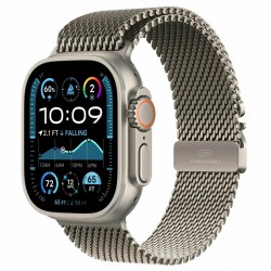 Умные часы Apple Watch Ultra 2 (2024) GPS 49 мм Titanium Case with Milanese Loop (S) (натуральный титан)