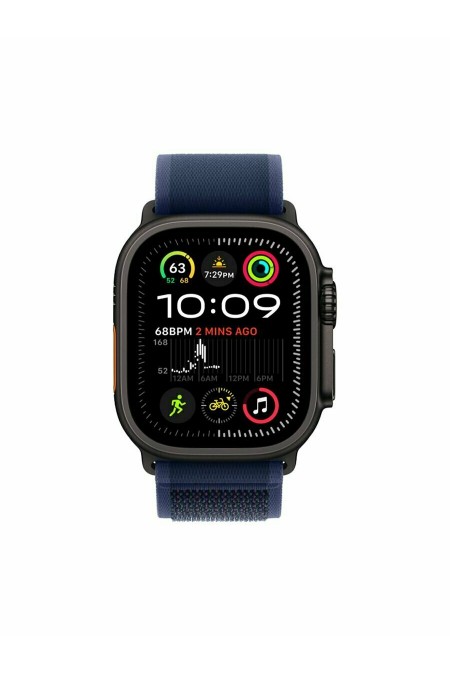 Умные часы Apple Watch Ultra 2 (2024) GPS 49 мм Titanium Case with Trail Loop (M/L) (черный/синий) 1
