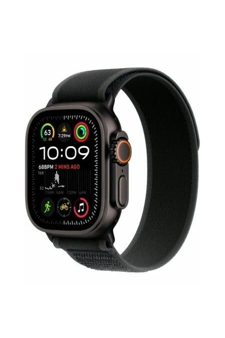 Умные часы Apple Watch Ultra 2 (2024) GPS 49 мм Titanium Case with Trail Loop (S/M) (черный/черный) 