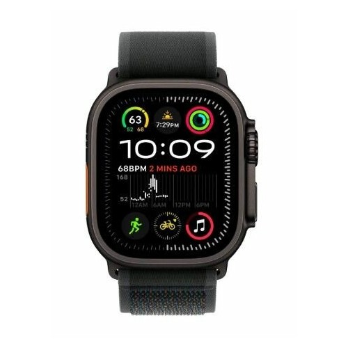 Умные часы Apple Watch Ultra 2 (2024) GPS 49 мм Titanium Case with Trail Loop (S/M) (черный/черный) 1