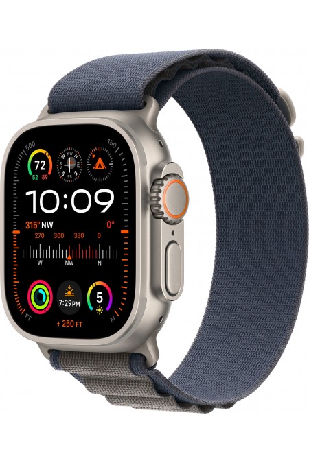 Умные часы Apple Watch Ultra 2 GPS 49 мм Titanium Case with Alpine Loop (L) (синий) 