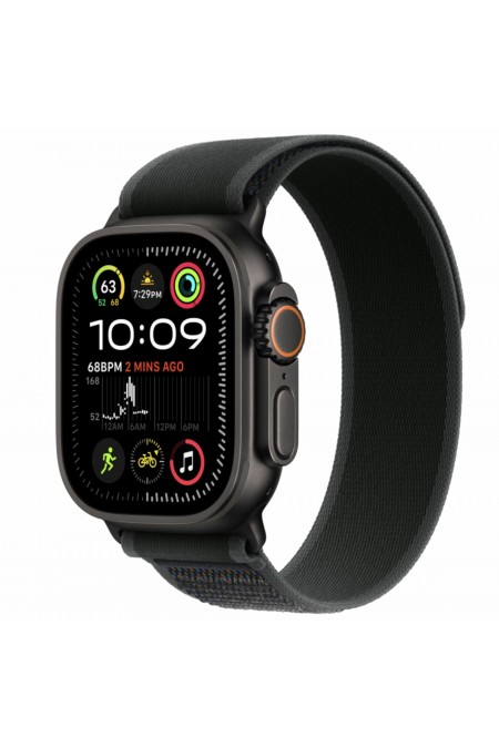 Умные часы Apple Watch Ultra 2 (2024) GPS 49 мм Titanium Case with Trail Loop (M/L) (черный/черный) 