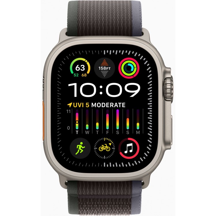 Apple Watch Ultra 2 GPS Cellular 49 Titanium Case with Trail Loop M L
