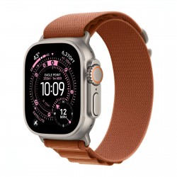 Умные часы Apple Watch Ultra 3 GPS 49 мм Titanium Case with Alpine Loop (M) (натуральный титан/терракотовый)