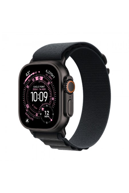 Умные часы Apple Watch Ultra 3 GPS 49 мм Titanium Case with Alpine Loop (S) (черный/черный) 