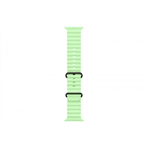 Умные часы Apple Watch Ultra 3 GPS + Cellular 49 мм Titanium Case with Band Ocean (O/S) (натуральный титан/неоновый зеленый) 1