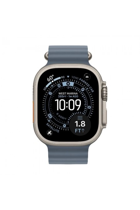 Умные часы Apple Watch Ultra 3 GPS 49 мм Titanium Case with Band Ocean (O/S) (натуральный титан/синий) 1