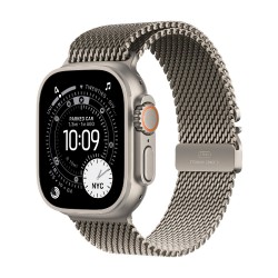Умные часы Apple Watch Ultra 3 GPS 49 мм Titanium Case with Milanese Loop (L) (натуральный титан/натуральный титан)