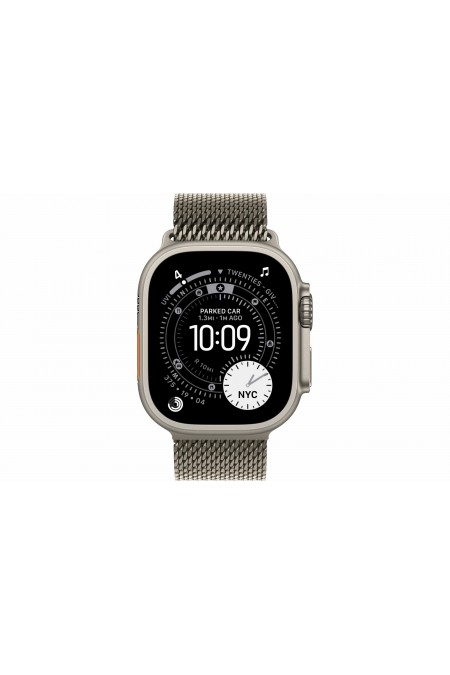 Умные часы Apple Watch Ultra 3 GPS 49 мм Titanium Case with Milanese Loop (M) (натуральный титан/натуральный титан) 1