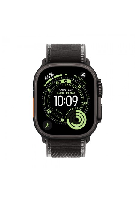 Умные часы Apple Watch Ultra 3 GPS 49 мм Titanium Case with Trail Loop (M/L) (черный/черный) 1