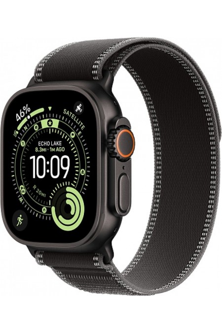 Умные часы Apple Watch Ultra 3 GPS 49 мм Titanium Case with Trail Loop (M/L) (черный/угольно-черный) 1