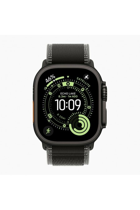 Умные часы Apple Watch Ultra 3 GPS 49 мм Titanium Case with Trail Loop (M/L) (черный/угольно-черный) 2