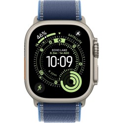 Умные часы Apple Watch Ultra 3 GPS 49 мм Titanium Case with Trail Loop (M/L) (синий/ярко-синий)