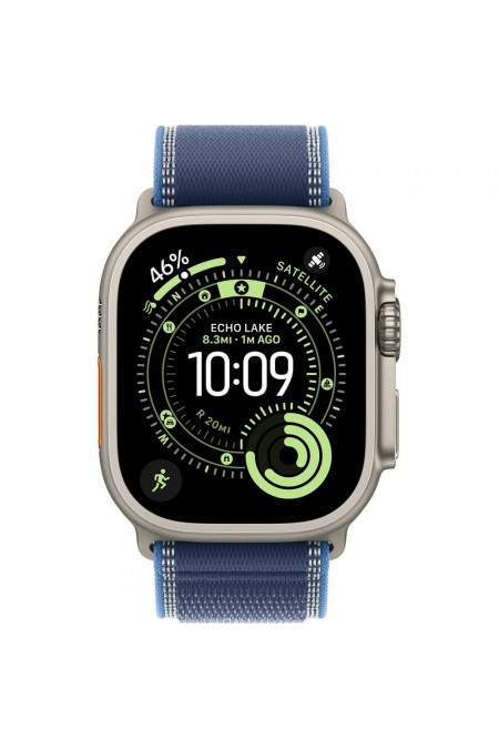 Умные часы Apple Watch Ultra 3 GPS 49 мм Titanium Case with Trail Loop (M/L) (синий/ярко-синий) 1
