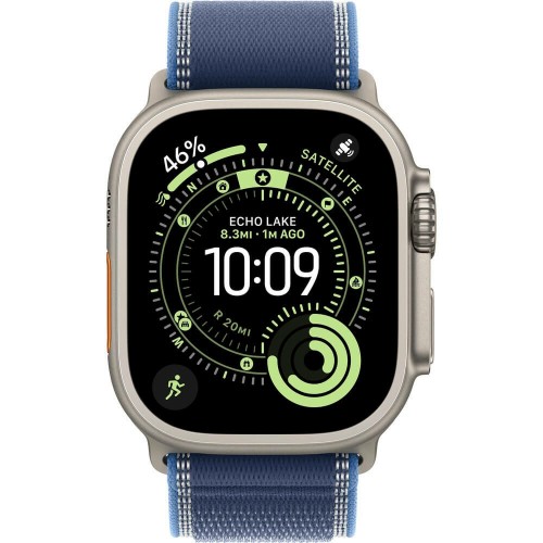 Умные часы Apple Watch Ultra 3 GPS + Cellular 49 мм Titanium Case with Trail Loop (M/L) (MEWU4) (синий/ярко-синий) 1