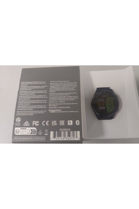 Умные часы Garmin Approach S50 50 мм Slate Aluminum Bezel with Black ComfortFit Nylon Band (010-03010-00) (черный/черный) 9