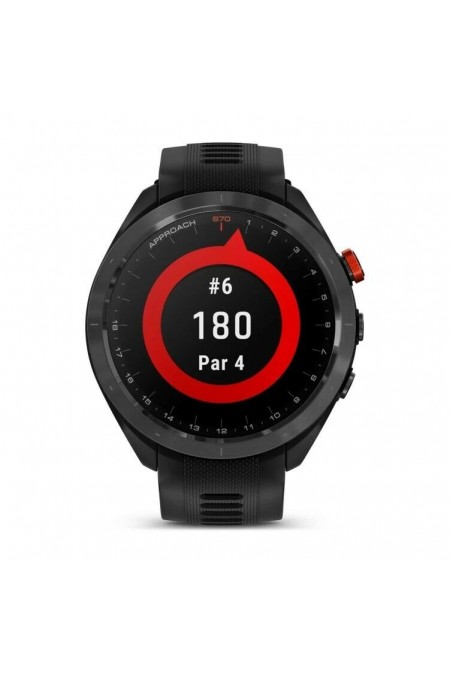 Умные часы Garmin Approach S70 47mm Black/Red Ceramic Bezel with Black Silicone Band (010-02746-12) (черный/красный) 7