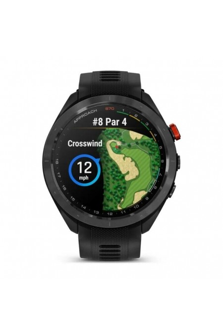 Умные часы Garmin Approach S70 47mm Black/Red Ceramic Bezel with Black Silicone Band (010-02746-12) (черный/красный) 9