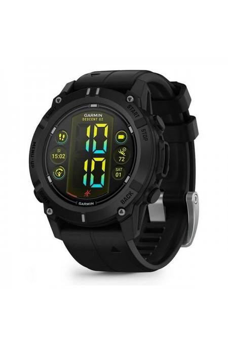 Умные часы Garmin Descent G2 Black with Black Band (010-02986-00) (черный/черный) 