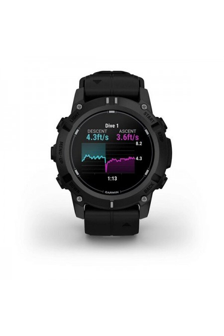 Умные часы Garmin Descent G2 Black with Black Band (010-02986-00) (черный/черный) 6