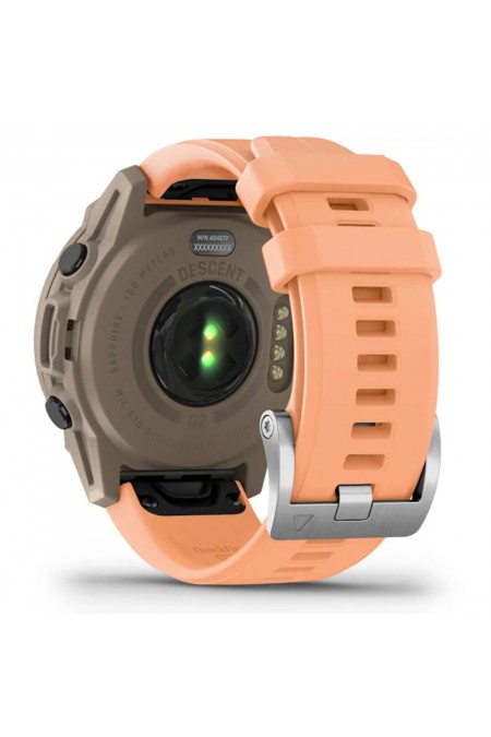 Умные часы Garmin Descent G2 Paloma with Shell Pink Band (010-02986-01) (розовая ракушка) 7