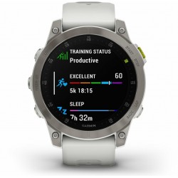 Умные часы Garmin EPIX Gen 2 33 мм Sapphire (010-02582-21) (титановый белый)