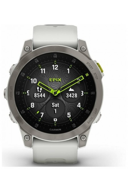 Умные часы Garmin EPIX Gen 2 33 мм Sapphire (010-02582-21) (титановый белый) 8