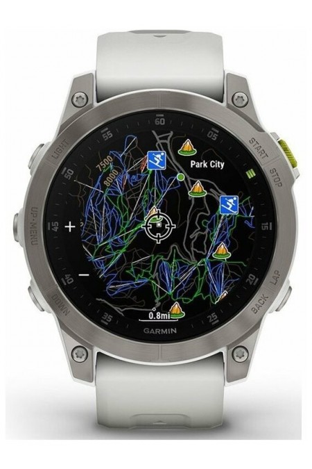 Умные часы Garmin EPIX Gen 2 33 мм Sapphire (010-02582-21) (титановый белый) 9