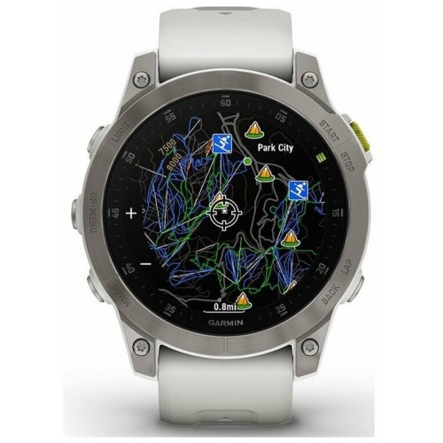 Умные часы Garmin EPIX Gen 2 33 мм Sapphire (010-02582-21) (титановый белый) 9