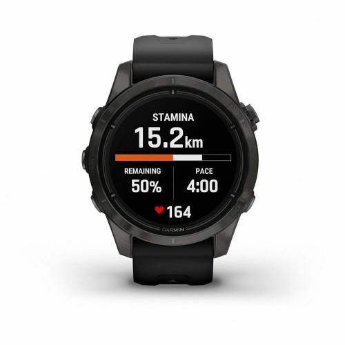 Умные часы Garmin EPIX Pro Gen 2 42 мм Sapphire Carbon Titanium with Silicone Band (010-02802-15) (серый/черный) 3
