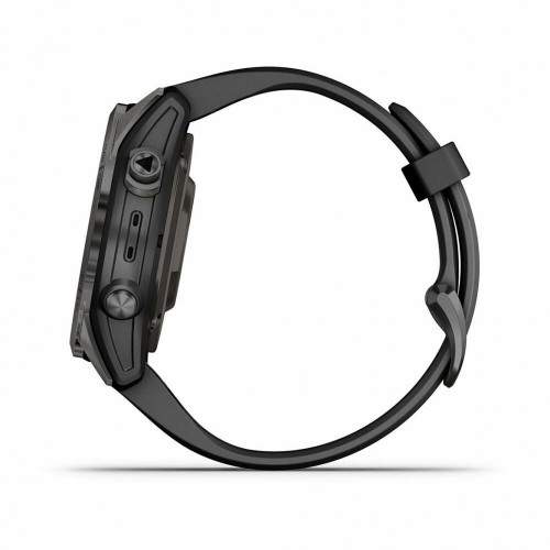 Умные часы Garmin EPIX Pro Gen 2 42 мм Sapphire Carbon Titanium with Silicone Band (010-02802-15) (серый/черный) 4