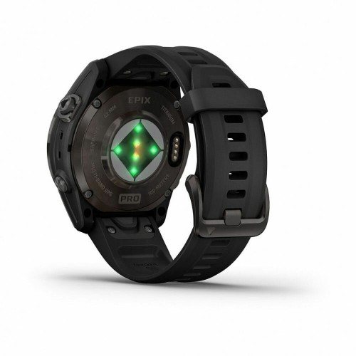 Умные часы Garmin EPIX Pro Gen 2 42 мм Sapphire Carbon Titanium with Silicone Band (010-02802-15) (серый/черный) 6