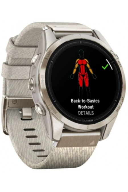 Умные часы Garmin EPIX Pro Gen 2 42 мм Sapphire Edition Soft Gold with Silicone Band (010-02802-20) (золотой/бежевый) 2