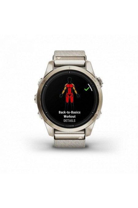 Умные часы Garmin EPIX Pro Gen 2 42 мм Sapphire Edition Soft Gold with Silicone Band (010-02802-20) (золотой/бежевый) 4