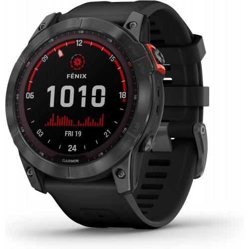 Умные часы Garmin Fenix 7X Solar 51 мм (010-02541-01) (темно-серый/черный) 