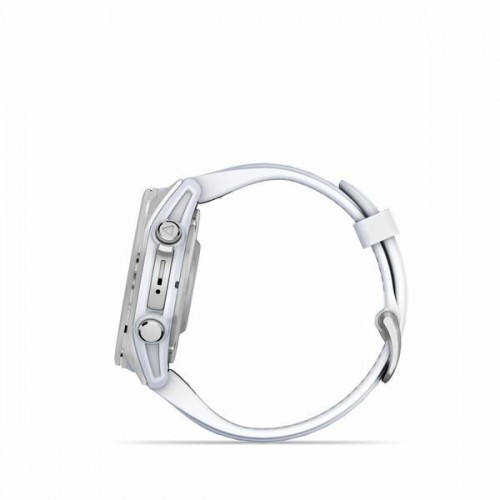 Умные часы Garmin Fenix 8 43 мм (010-02903-00) (серебристый/белый камень) 2