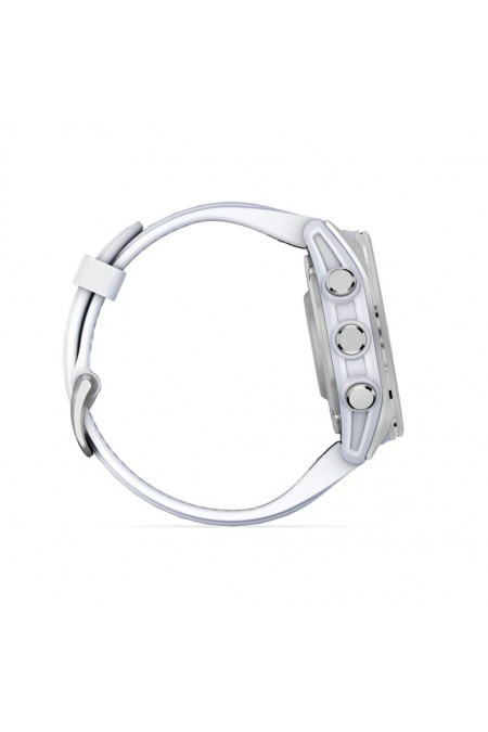 Умные часы Garmin Fenix 8 43 мм Amoled Silver with Whitestone Silicone (010-02903-06) (серебристый/белый) 1