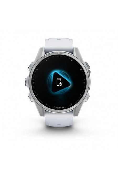 Умные часы Garmin Fenix 8 43 мм Amoled Silver with Whitestone Silicone (010-02903-06) (серебристый/белый) 7
