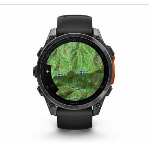 Умные часы Garmin Fenix 8 47 мм (010-02904-00) (серый/черный) 1