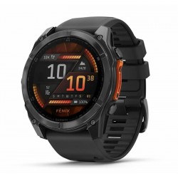 Умные часы Garmin Fenix 8 47 мм Amoled Slate Gray with Black Silicone (010-02904-09) (серый/черный)