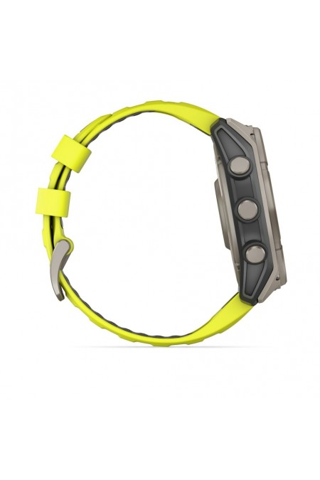 Умные часы Garmin Fenix 8 Solar 47 мм (010-02906-21) (серебристый/желтый) 4