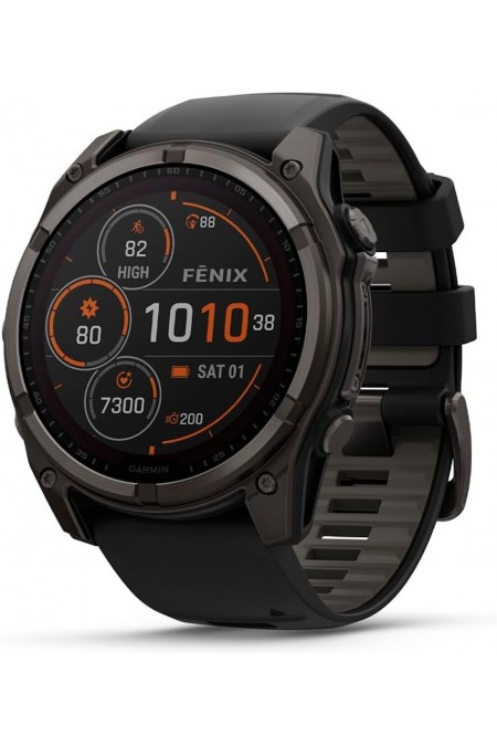 Умные часы Garmin Fenix 8 Solar 51 мм (010-02907-11) (черный/черный) 