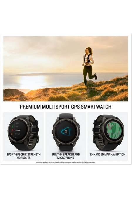 Умные часы Garmin Fenix 8 Solar 51 мм (010-02907-11) (черный/черный) 2
