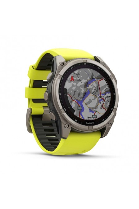 Умные часы Garmin Fenix 8 Solar 51 мм (010-02907-21) (серебристый/желтый) 2