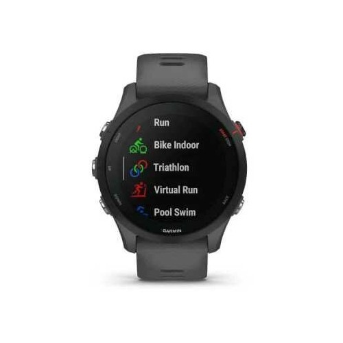 Умные часы Garmin Forerunner 255 45.6 мм (010-02641-10) (черный/темно-серый) 