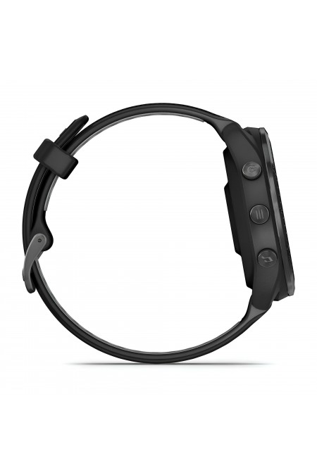 Умные часы Garmin Forerunner 965 Black Dark Grey DLC Titanium Bezel with Black strap (010-02809-10) (черный) 1