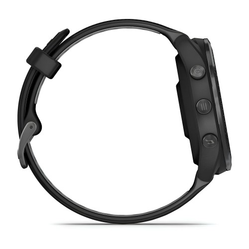 Умные часы Garmin Forerunner 965 Black Dark Grey DLC Titanium Bezel with Black strap (010-02809-10) (черный) 1