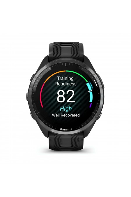 Умные часы Garmin Forerunner 965 Black Dark Grey DLC Titanium Bezel with Black strap (010-02809-10) (черный) 2