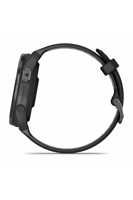 Умные часы Garmin Forerunner 965 Black Dark Grey DLC Titanium Bezel with Black strap (010-02809-10) (черный) 4
