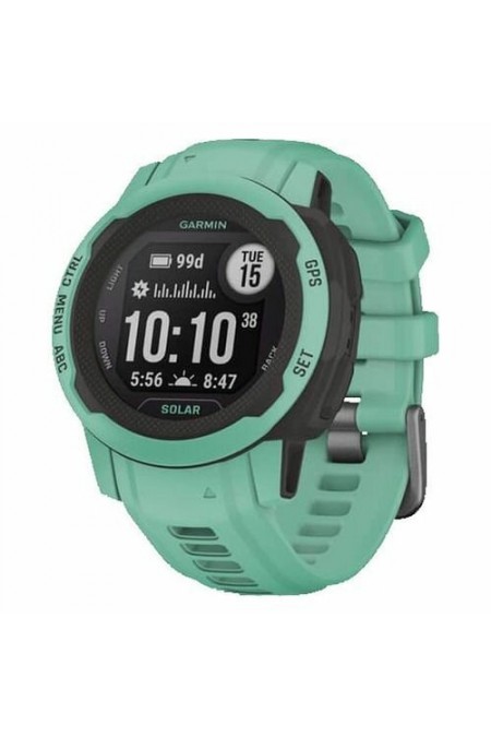 Умные часы Garmin Instinct 2S Solar Neo Tropic 20 мм (010-02564-02) (черный/мятный) 